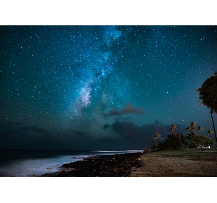 Foto tapete prostor zvjezdano noćno nebo - TenStickers