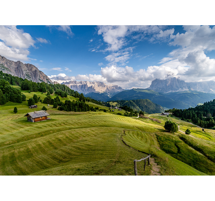 Foto tapeta planinski mirni pogled - TenStickers