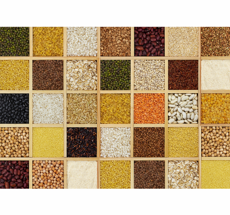 Zidni zid kuhinje različite mahunarke - TenStickers