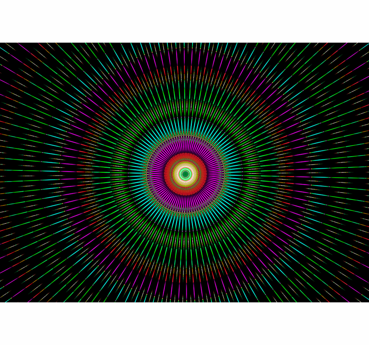 Apstraktni fototapeti s uzorkom sjajnih spirala - TenStickers