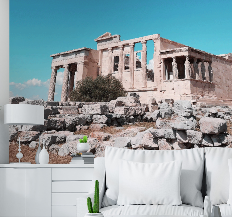 Akropola grčka dizajn nebo zidne mural - TenStickers