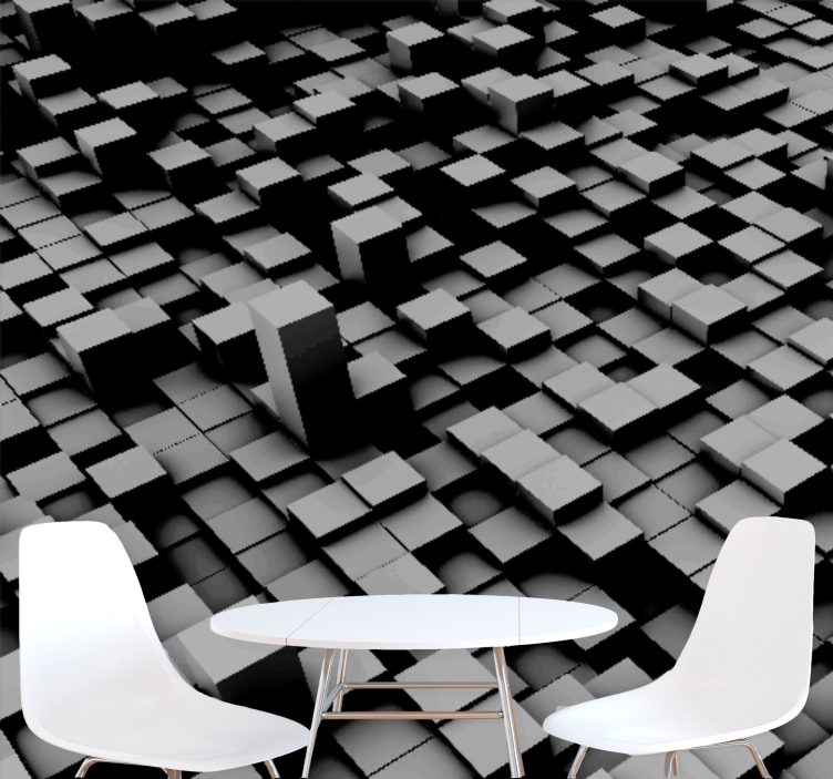 Apstraktni fototapete geometrijska blok forma - TenStickers