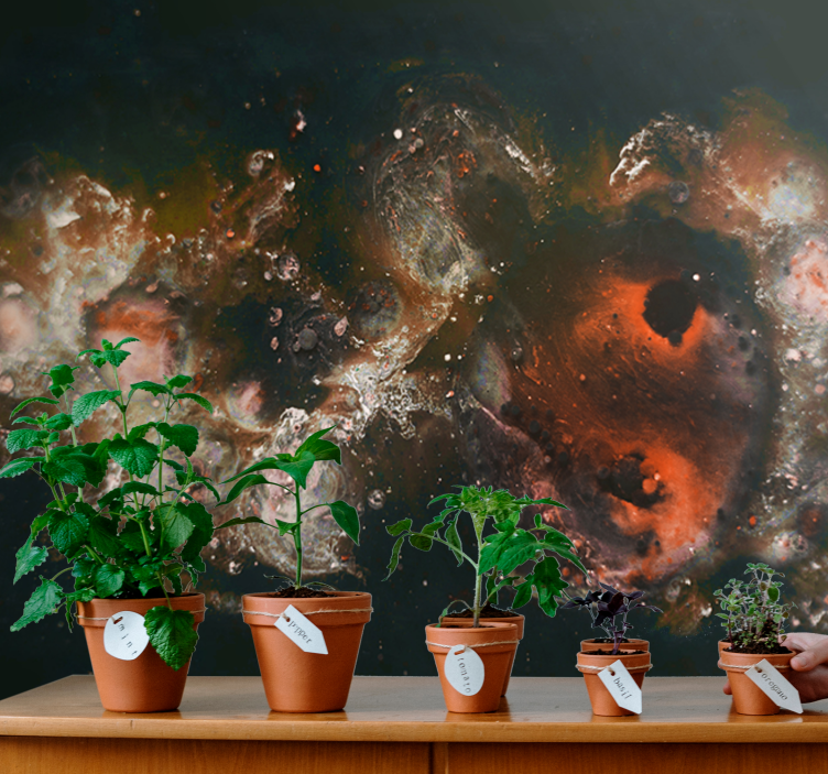 Apstraktni fototapete nebeskih fluidnih uzoraka - TenStickers