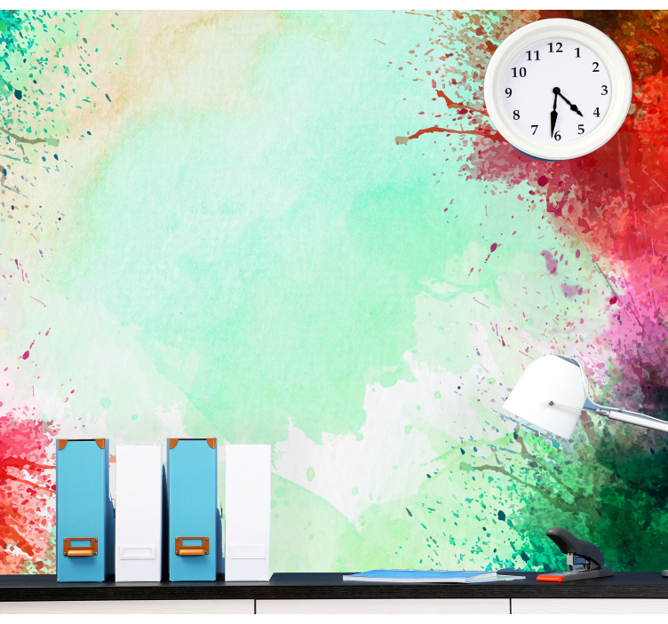 Apstraktni fototapete s motivima šarenih prskalica - TenStickers