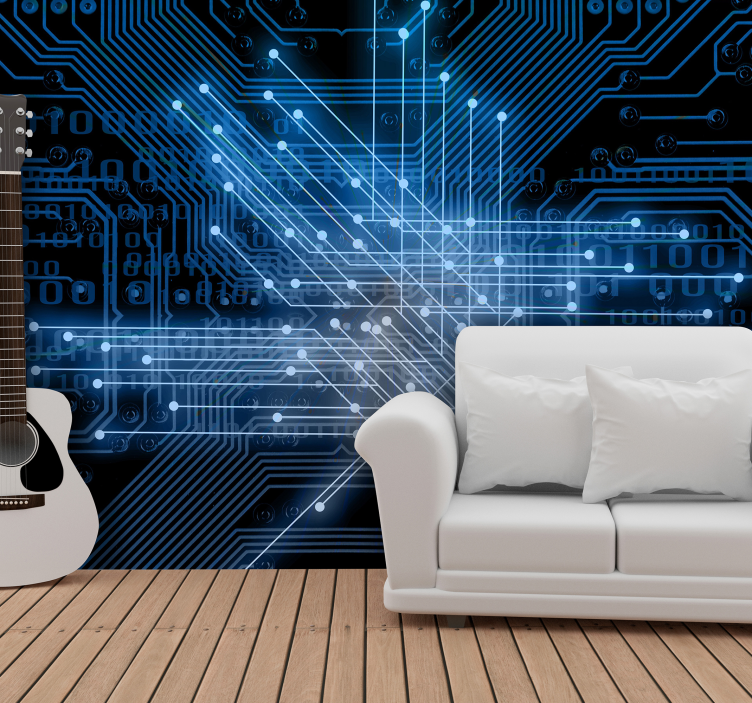 Apstraktni fototapete sklopovi svjetlosni tokovi - TenStickers