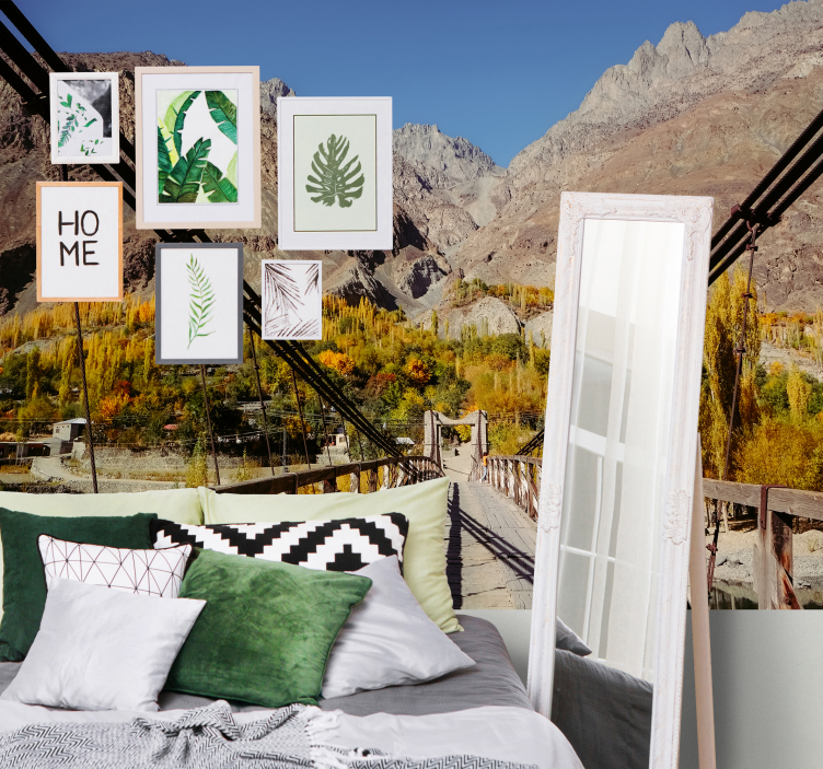 Most od džungle šumski zidni zid - TenStickers