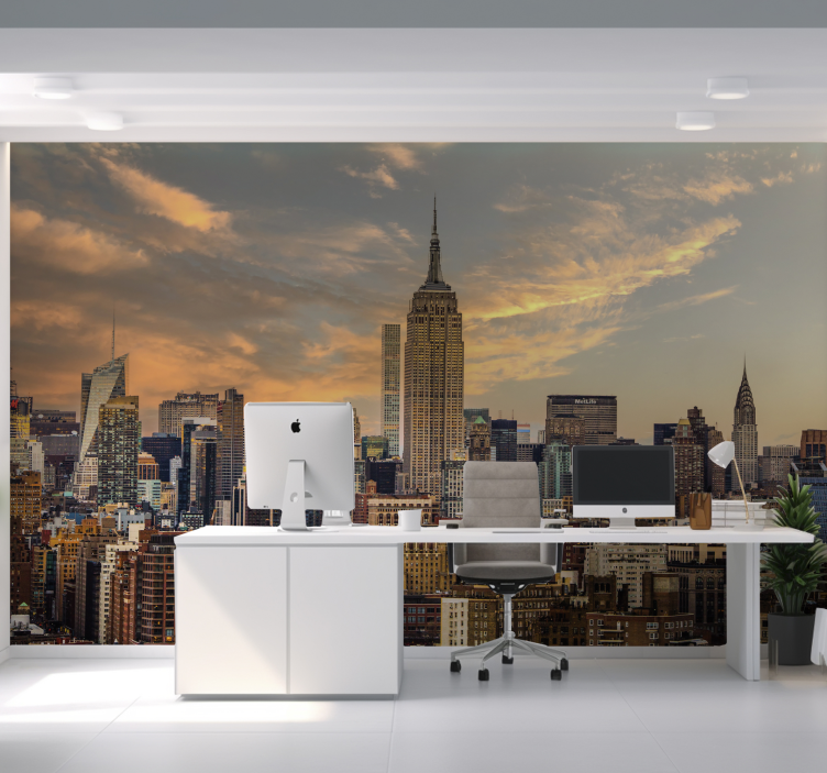 Foto tapete ured nova York Skyline - TenStickers