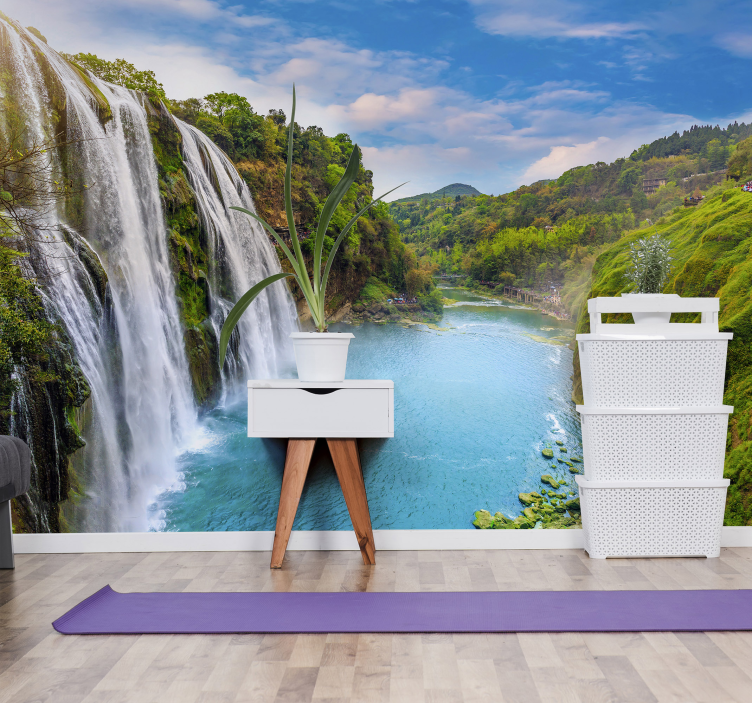 Foto tapete vodopada veličanstveni vodopad - TenStickers