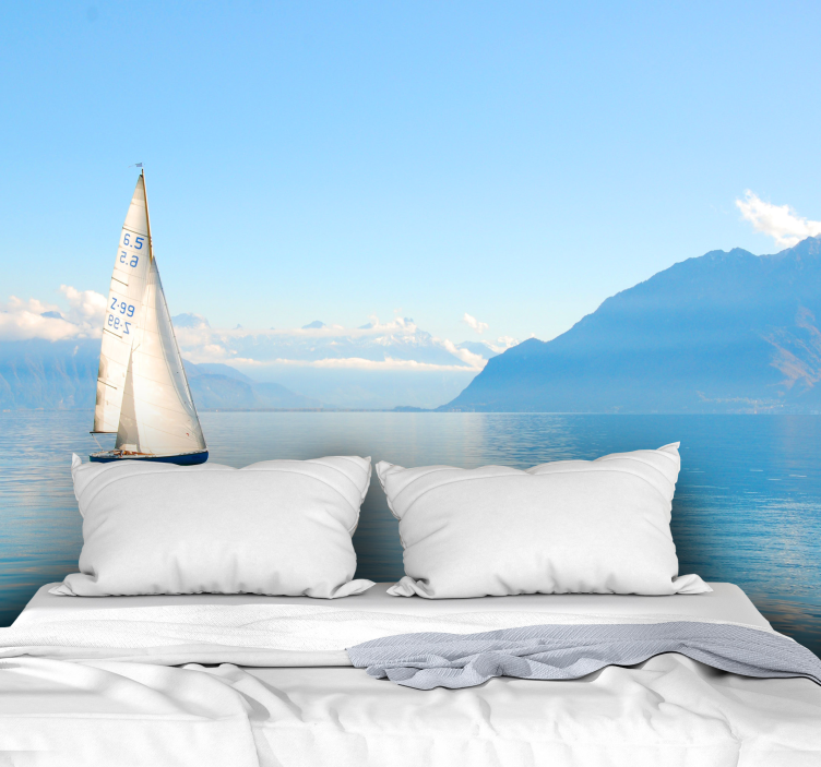 Foto tapeta jedrenje na vodi - TenStickers