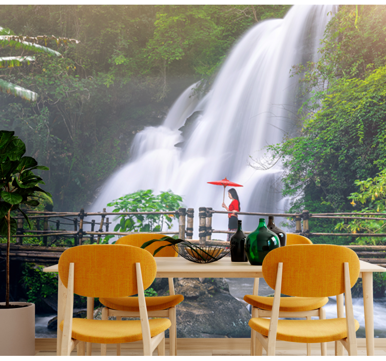 Foto tapeta mirna scena vodopada - TenStickers