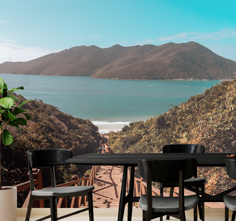 Foto tapeta mirni put oceana - TenStickers