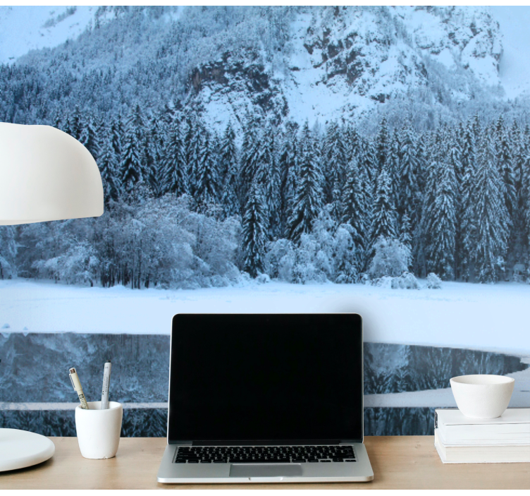 Foto tapeta mirni zimski pejzaž - TenStickers