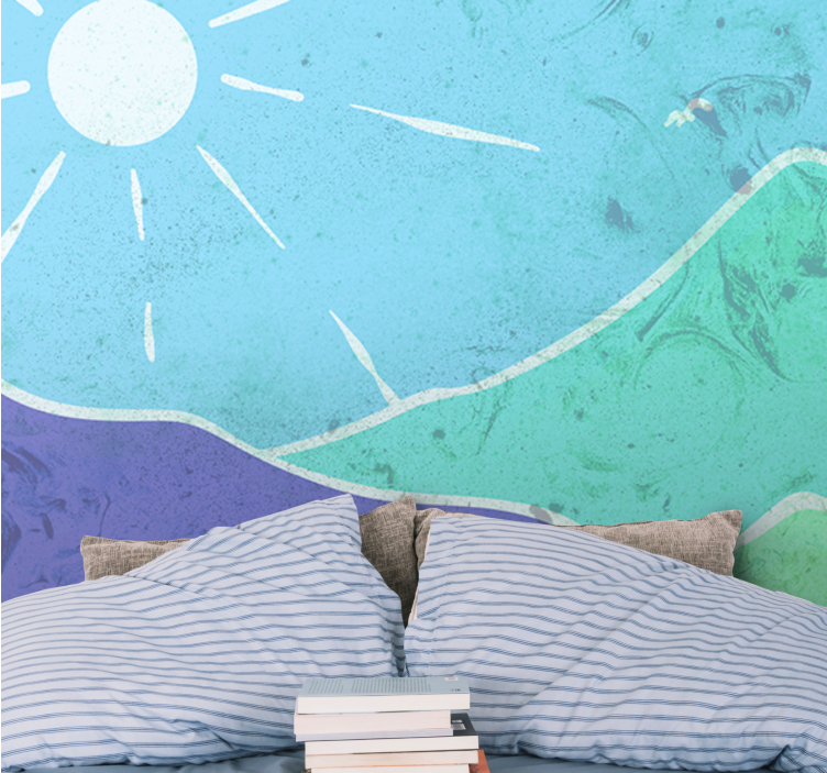 Foto tapeta planinski pejzaž - TenStickers