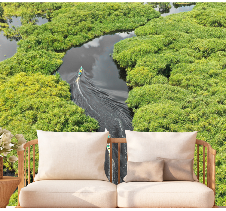 Foto tapeta slikovito riječno putovanje - TenStickers