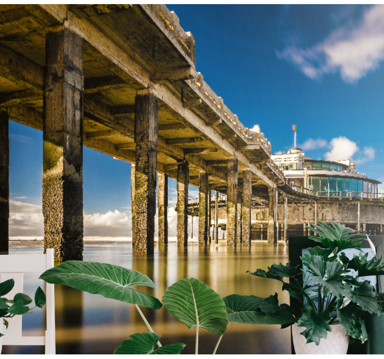 Foto tapeta spokoj obalnog mola - TenStickers