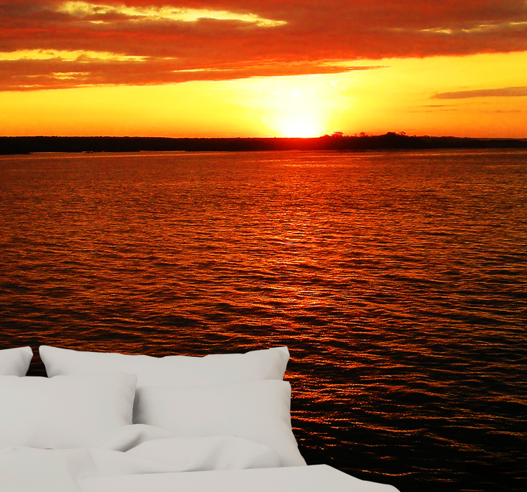 Foto tapeta sumrak iznad oceana - TenStickers