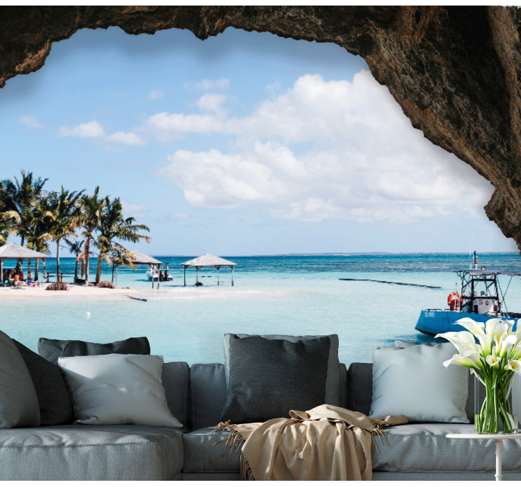 Foto tapeta tropski morski pejzaž - TenStickers