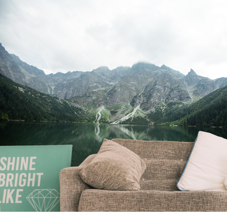 Foto tapeta veličanstvena refleksija planina - TenStickers