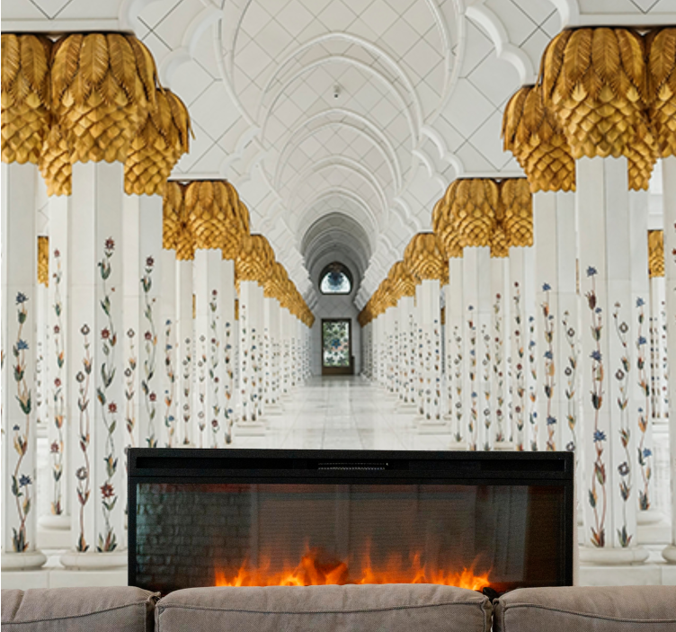 Foto tapete afričkog stila majestetna kolumna foyer - TenStickers