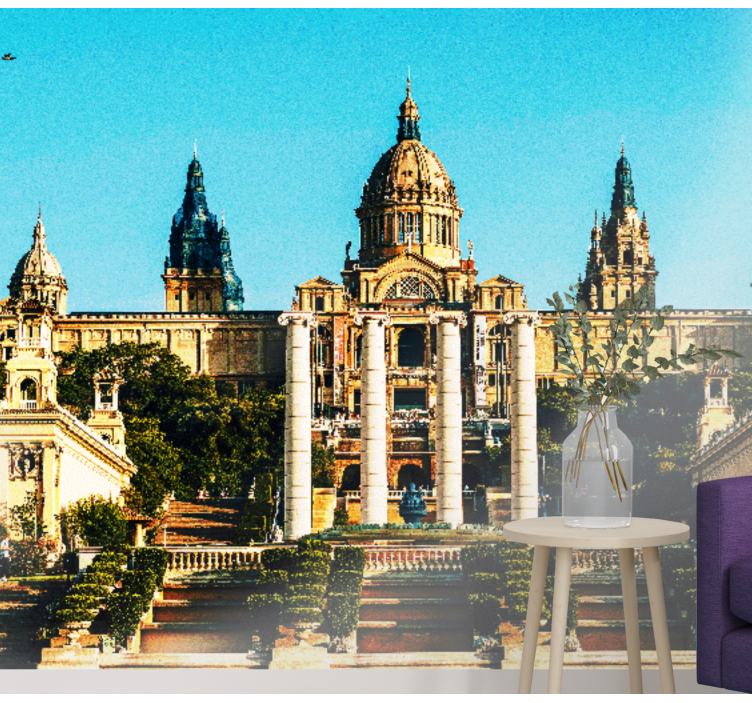 Foto tapete Barcelona nacionalni katalonski muzej - TenStickers
