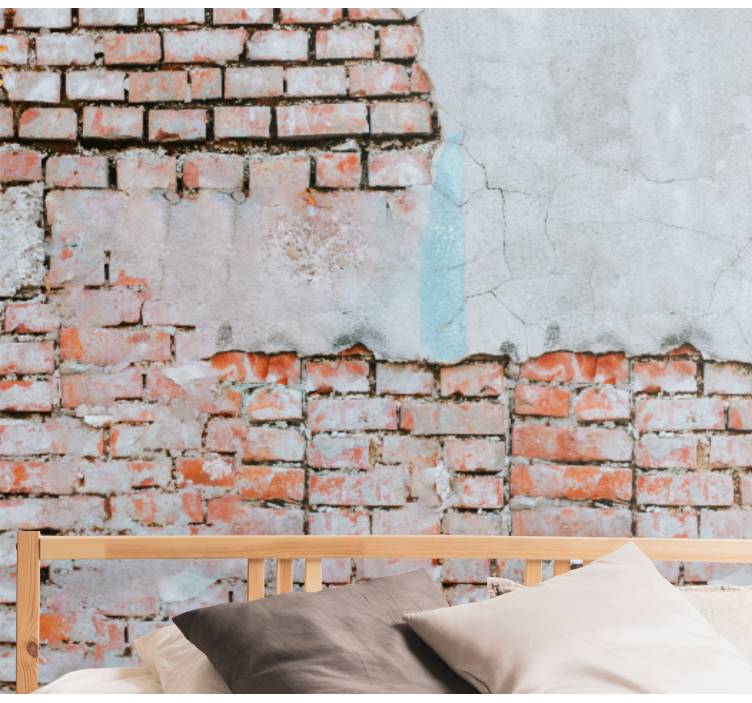 Foto tapete cigla s teksturom izloženih cigli - TenStickers