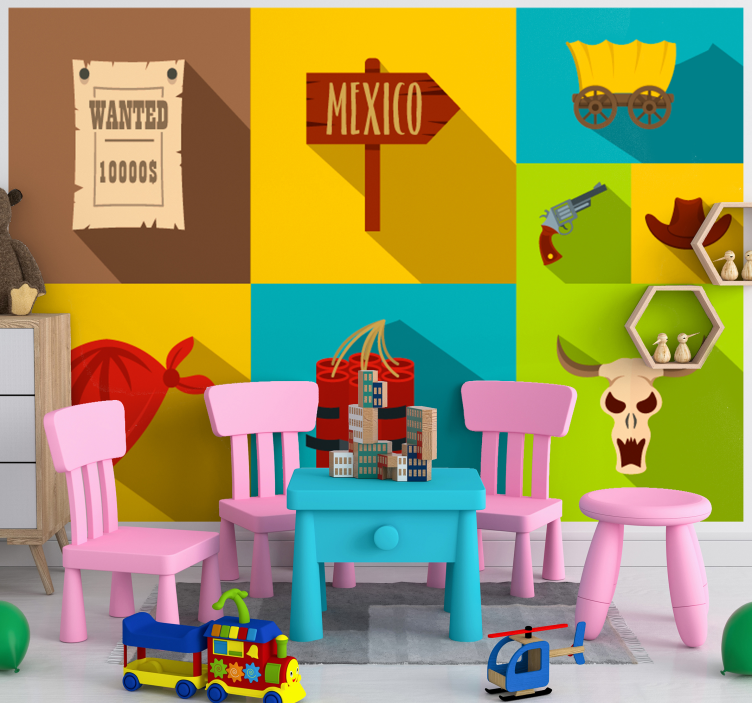 Foto tapete za dječju sobu tema meksiko - TenStickers