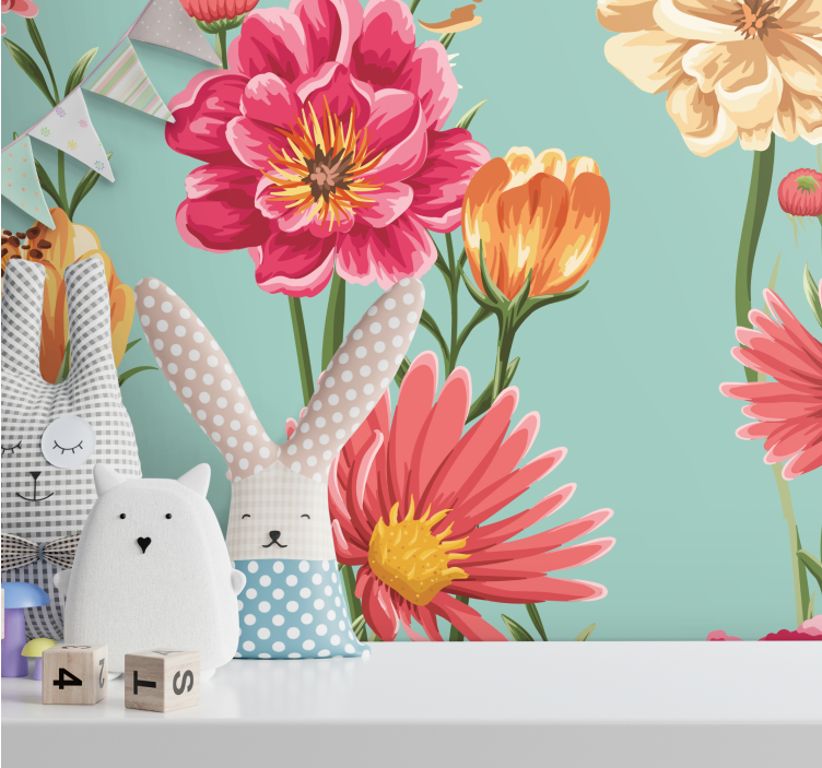 Foto tapete cvijet šarena cvjetna kompozicija - TenStickers