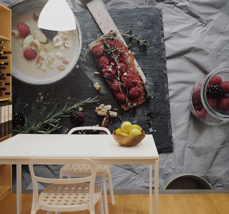 Foto tapete cvijet svježa bobičasta užitak - TenStickers