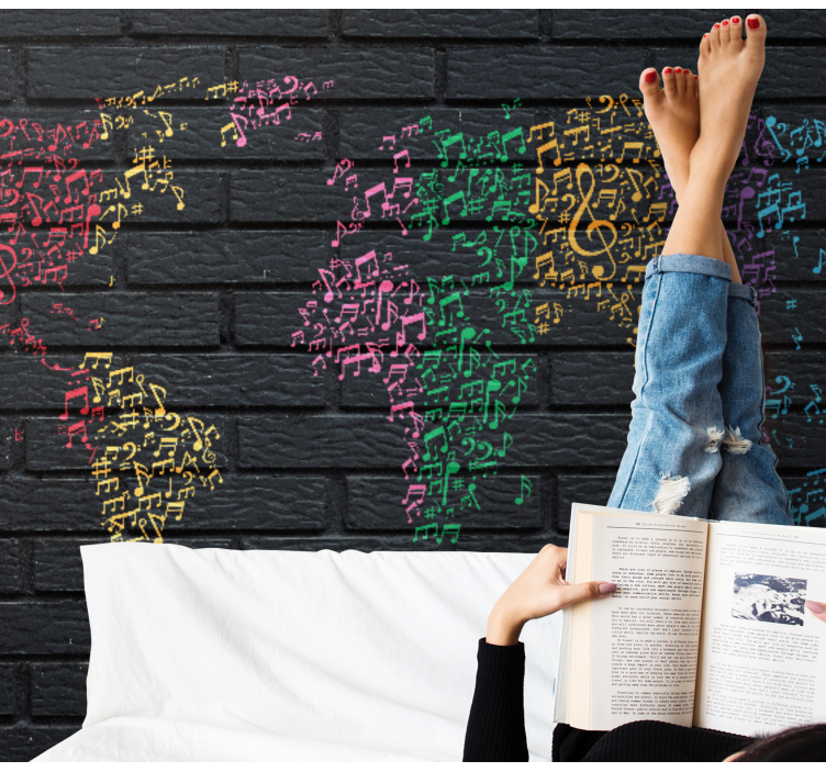 Foto tapete glazbene tematike svijet glazbe - TenStickers