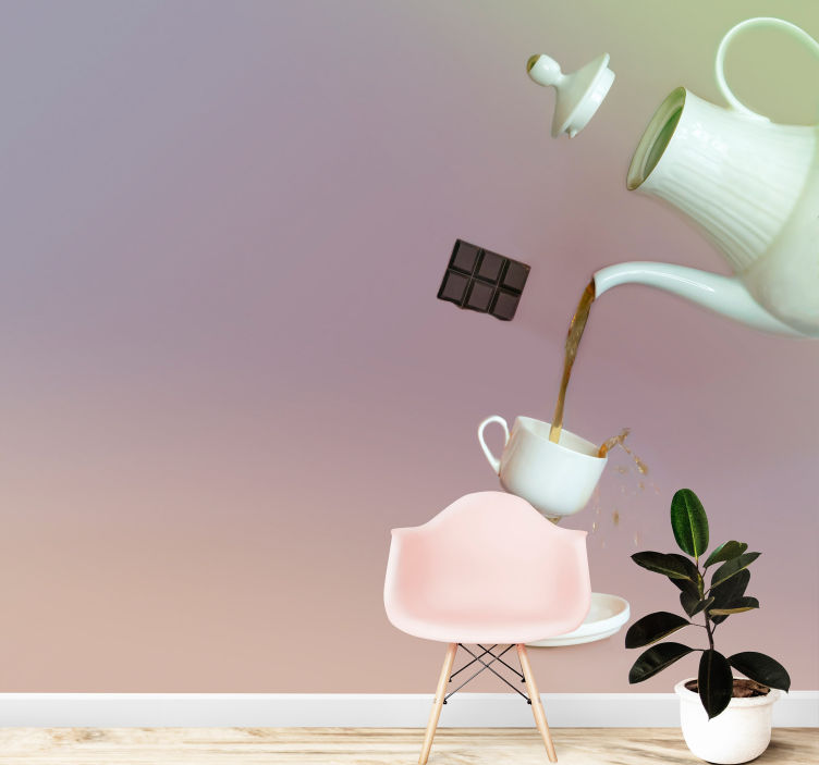 Foto tapete glazbene tematike trenuci čaja na vodi - TenStickers