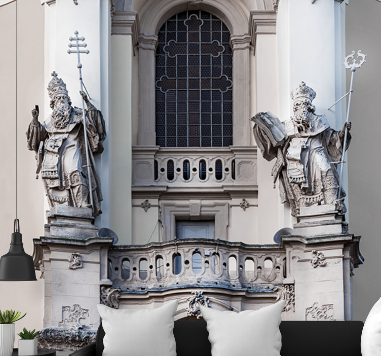 Foto tapete klasična umjetnost kraljevske statue - TenStickers