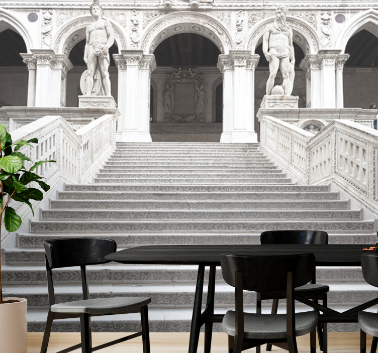 Foto tapete klasična umjetnost stepenice od kamena - TenStickers