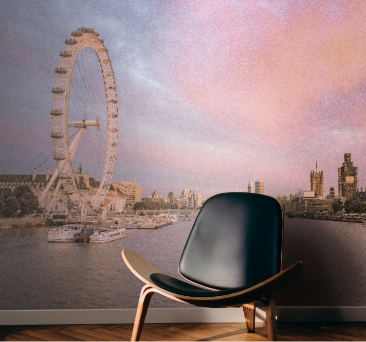 Foto tapete london pogled na london eye - TenStickers