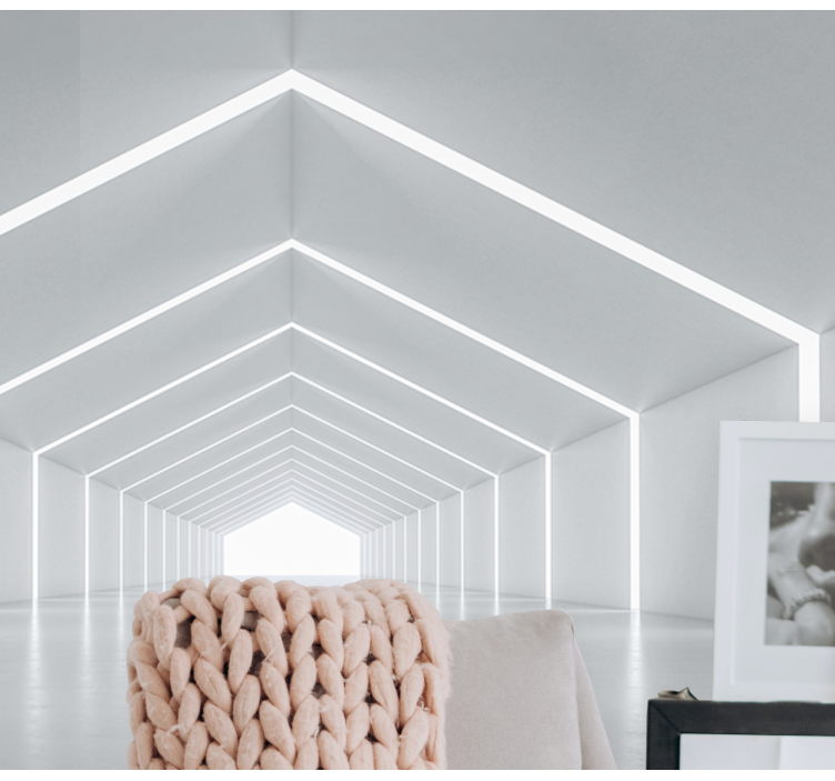 Foto tapete moderno geometrijska svjetlosna struktura - TenStickers