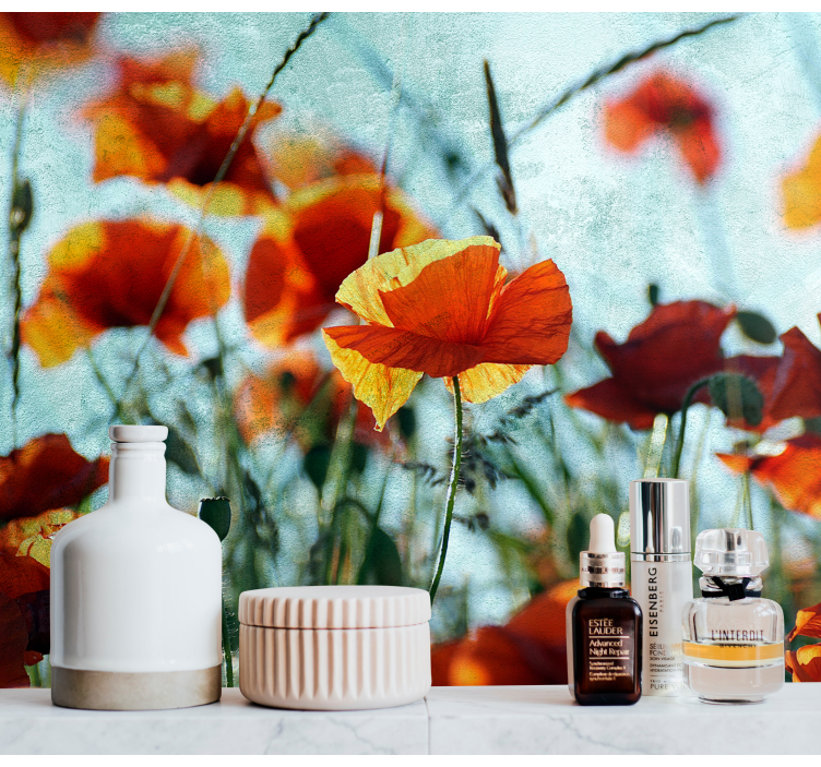 Foto tapete od maka živopisni cvjetovi maka - TenStickers