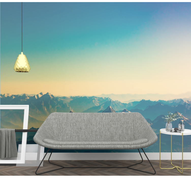 Foto tapete planinski impozantni planinski pejzaž - TenStickers