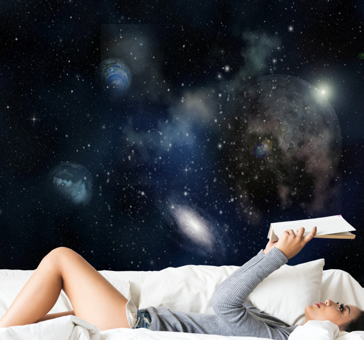 Foto tapete prostor galaktička istraživačka scena - TenStickers