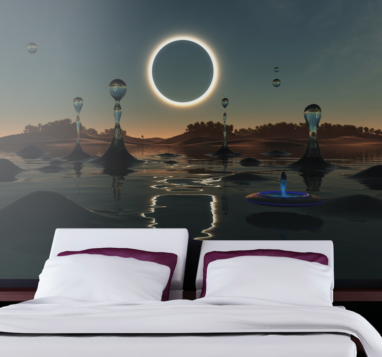 Foto tapete prostor nebeski vodeni prizor - TenStickers