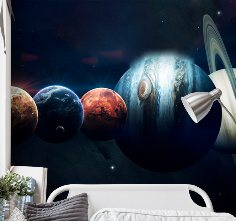 Foto tapete prostor planeti u orbiti - TenStickers