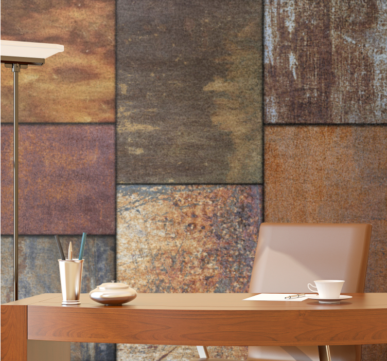 Foto tapete teksturama i uzorcima rustikalni paneli - TenStickers