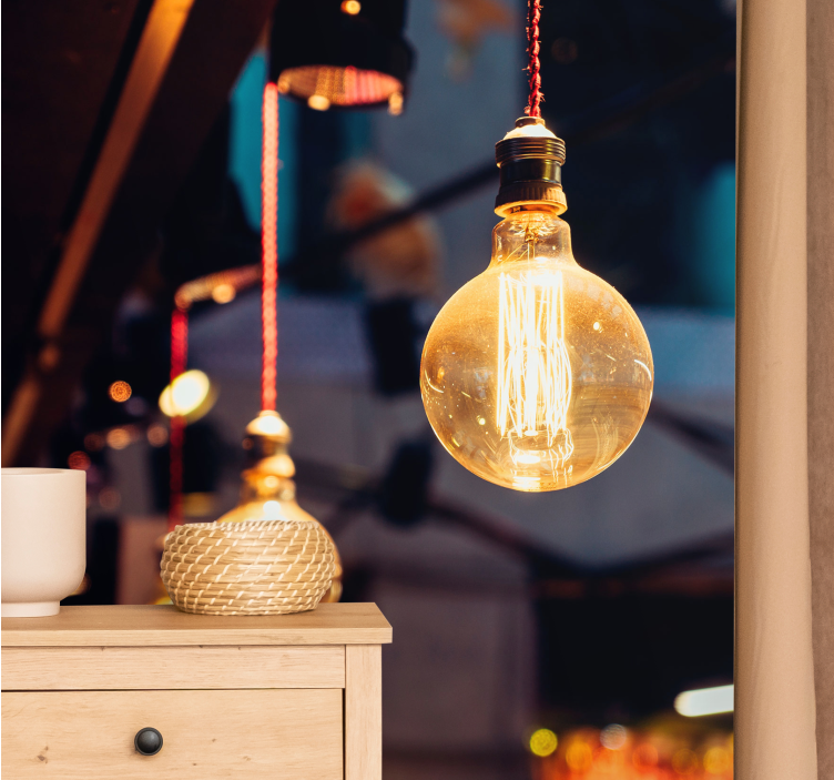 Foto tapete teksturama i uzorcima vintage svjetiljka - TenStickers