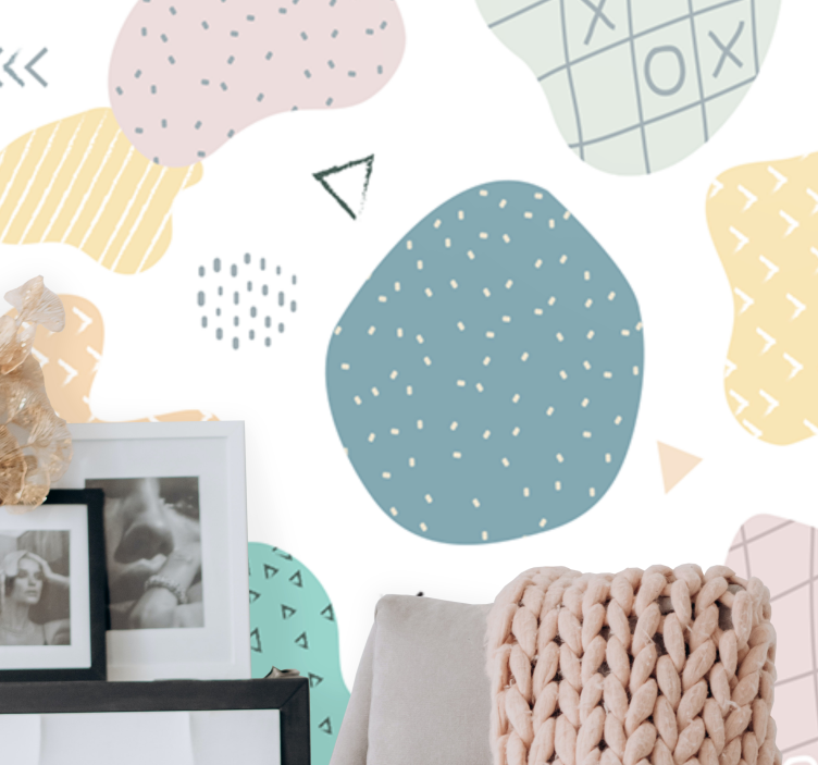 Foto tapete teksturom i uzorkom apstraktni uzorci - TenStickers