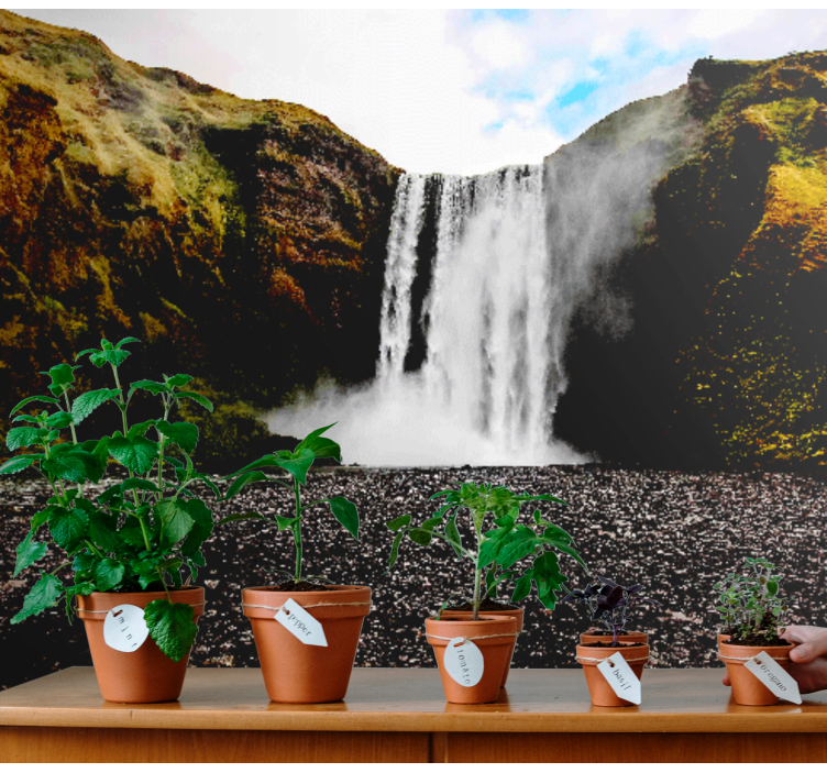 Foto tapete vodopada impozantan pogled na vodopad - TenStickers