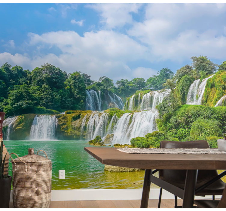 Foto tapete vodopada mirni pogled na vodopade - TenStickers