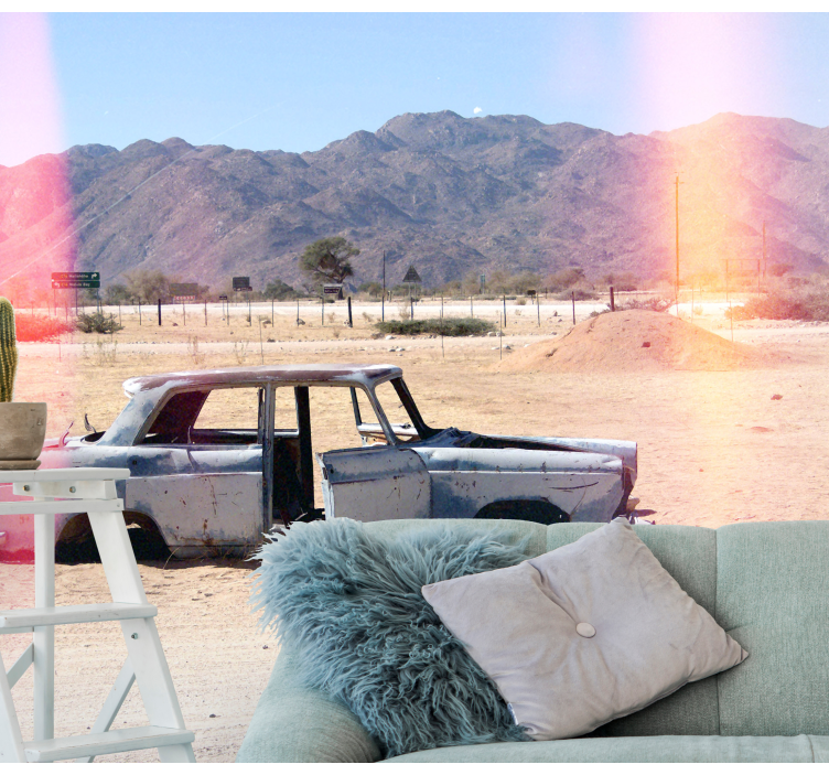 Foto tapete vozila napušteni klasični automobil - TenStickers