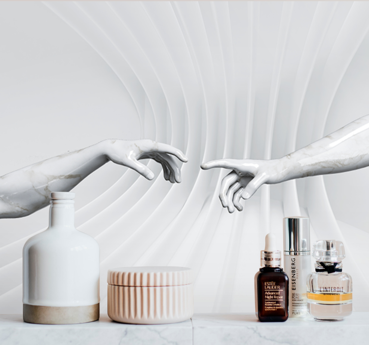 Optička iluzija stvaranje adam 3d zidne murale - TenStickers