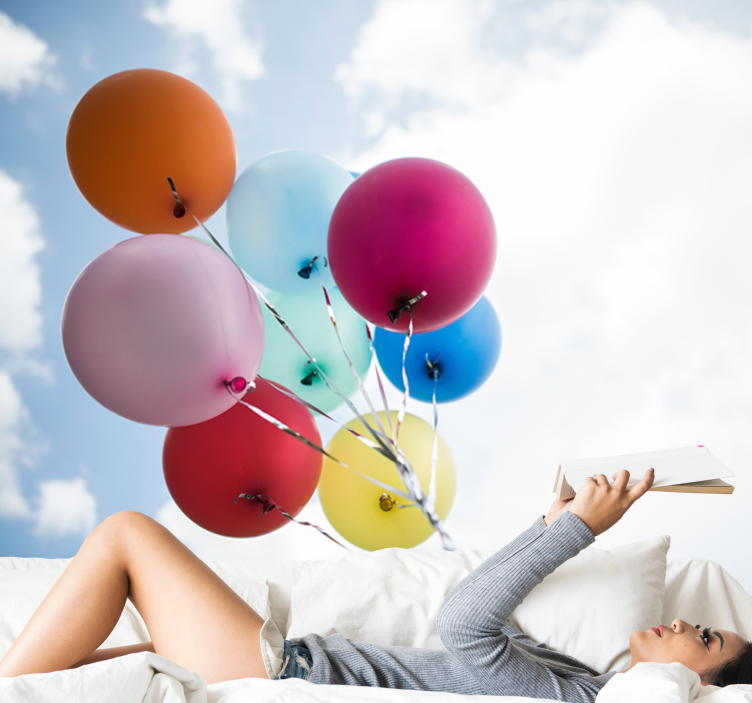 Ostale zidne freske kolekcija šarenih balona - TenStickers