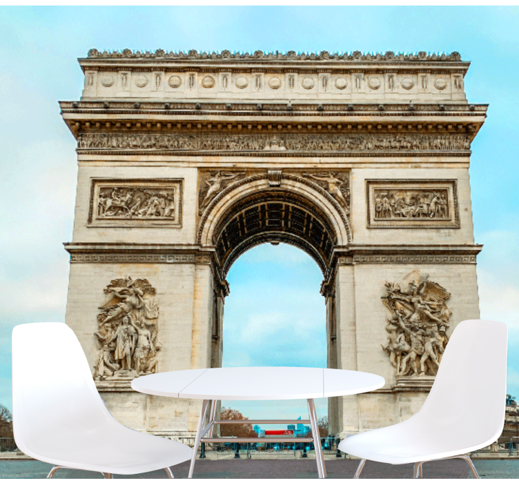 Parisni zidni freske kultni pariški spomenik - TenStickers