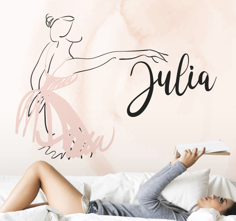 Personalizirani ljubitelj plesa prilagođeni fotomuralni - TenStickers