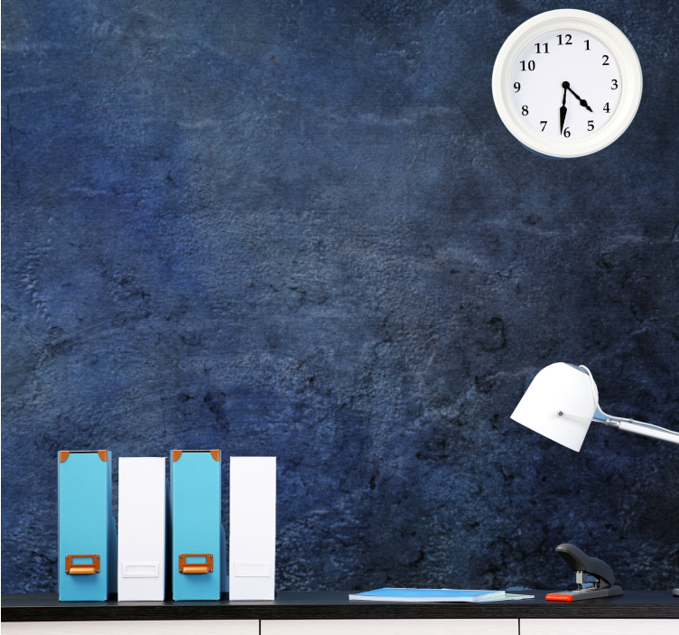 Plavi betonski zidni zid u industrijskom stilu - TenStickers